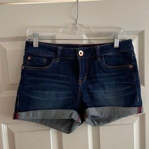 KENSIE low rise denim shorts